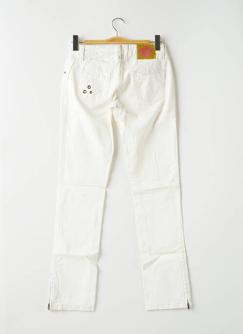 Pantalon 7/8 blanc ICHI pour femme