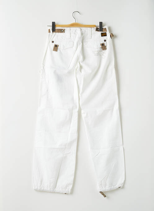 Pantalon droit blanc G STAR pour femme