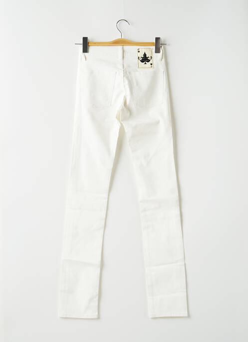 Pantalon slim blanc HELLS BELLS pour femme