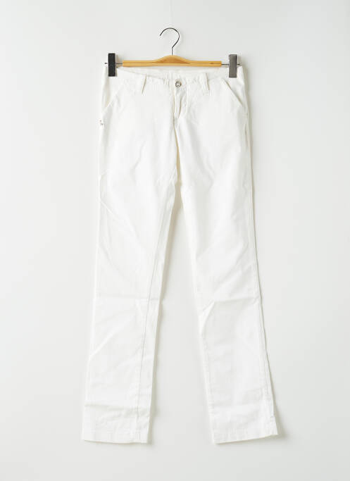 Pantalon slim blanc NATIONAL LIBERTY pour femme
