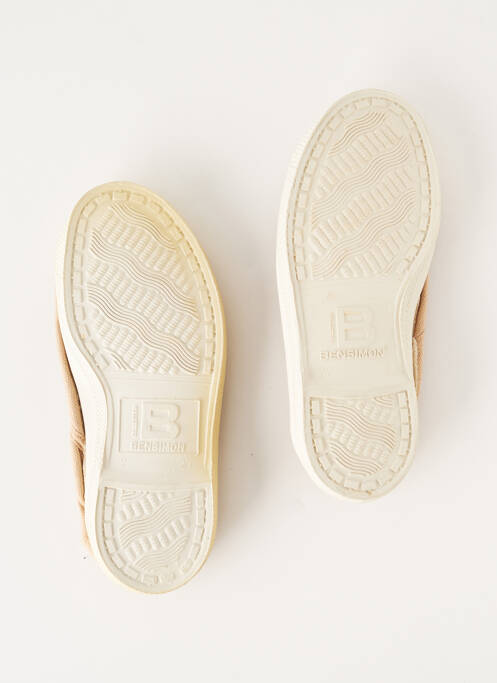 Baskets marron BENSIMON pour enfant