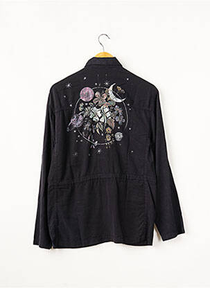 Veste casual coupe droite bleu FIVE femme