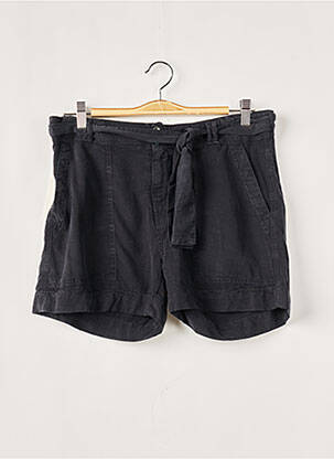Short fermeture zippée sous rabat boutonné taille normale bleu FIVE femme