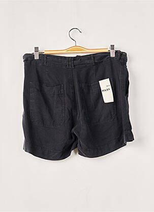 Short fermeture zippée sous rabat boutonné taille normale bleu FIVE femme