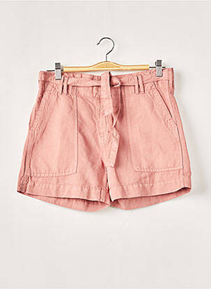 Short fermeture zippée sous rabat boutonné taille normale rose FIVE femme