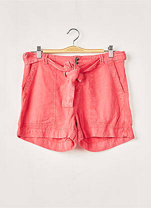Short fermeture zippée sous rabat boutonné taille normale rose FIVE femme