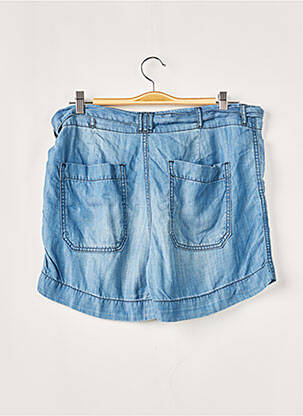 Short fermeture zippée sous rabat boutonné taille normale bleu FIVE femme