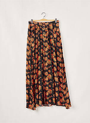Jupe longue coupe fluide orange FIVE femme