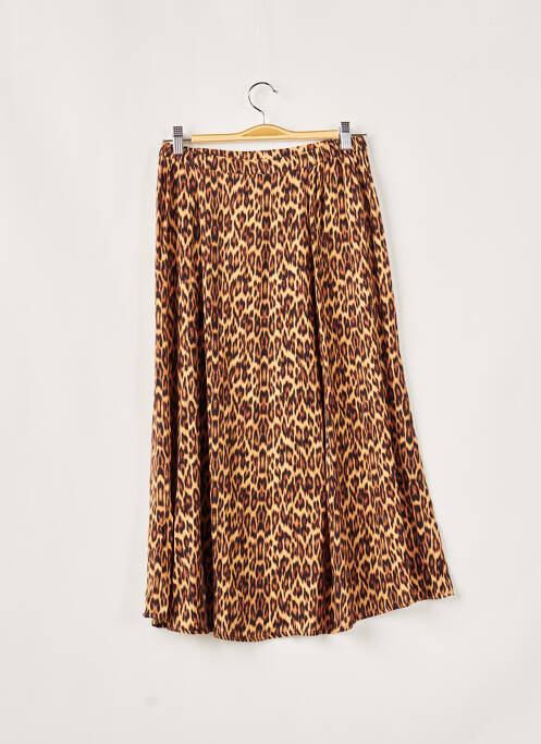 Jupe longue marron FIVE femme