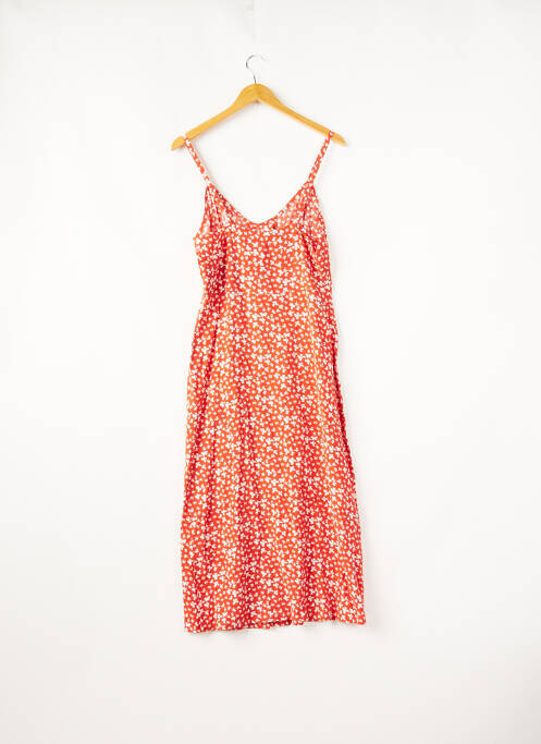 Robe longue orange BIZANCE pour femme