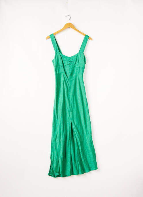 Robe longue vert BIZANCE pour femme