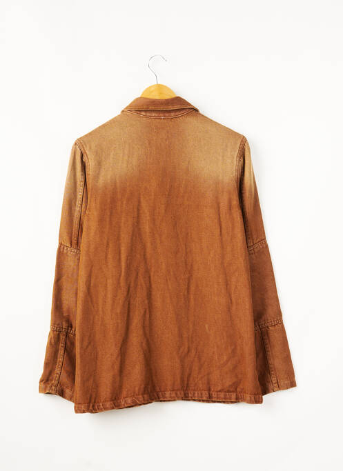 Veste en jean marron FIVE pour femme