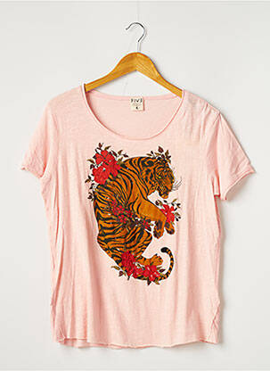 T-shirt rose FIVE pour femme