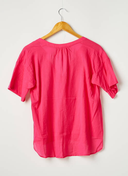 Blouse rose AMOUR pour femme