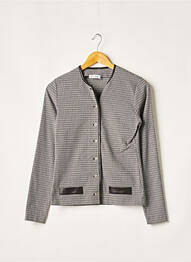 Veste casual col rond noir QUATTRO femme