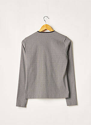 Veste casual col rond noir QUATTRO femme