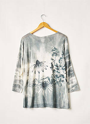 T-shirt manches 3/4 manches 3/4 vert QUATTRO femme