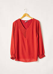 Blouse orange QUATTRO pour femme seconde vue