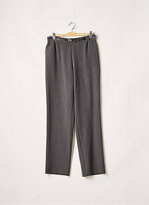 Pantalon droit taille élastique taille normale gris QUATTRO femme