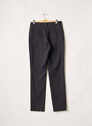 Pantalon droit fermeture zippée sous rabat boutonné taille normale bleu QUATTRO femme