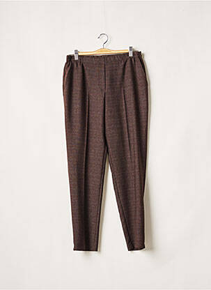 Pantalon droit stretch taille normale marron QUATTRO femme