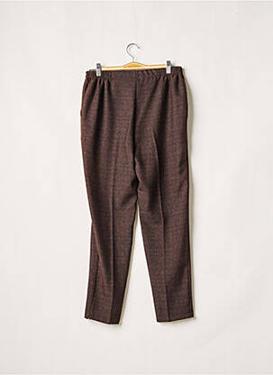 Pantalon droit stretch taille normale marron QUATTRO femme