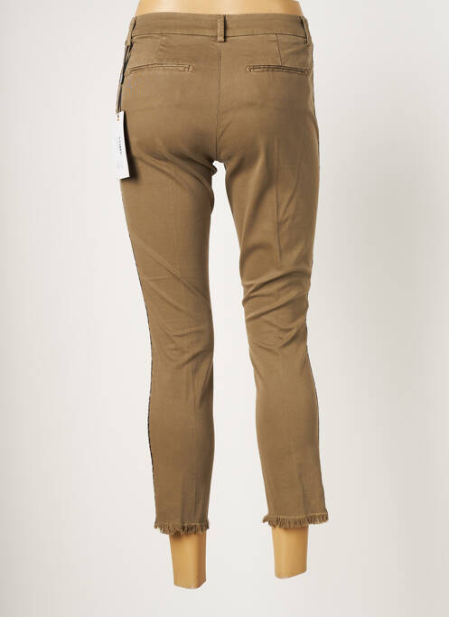 Pantalon 7/8 stretch taille normale vert KOCCA femme