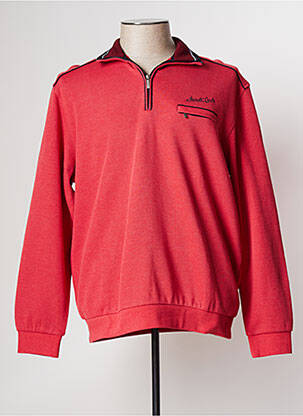 Sweat-shirt rouge MONTE CARLO pour homme