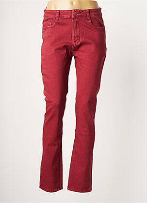 Pantalon slim rouge B.S JEANS pour femme