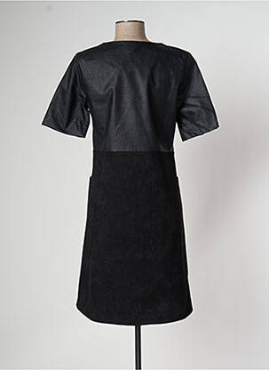 Robe courte manches courtes manches courtes noir LA FÉE ATELIER BY LA FÉE MARABOUTÉE femme