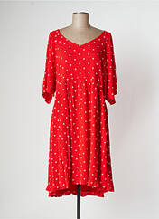 Robe mi-longue rouge I.CODE (By IKKS) pour femme seconde vue