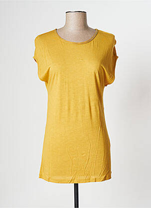 T-shirt jaune LA FEE MARABOUTEE pour femme