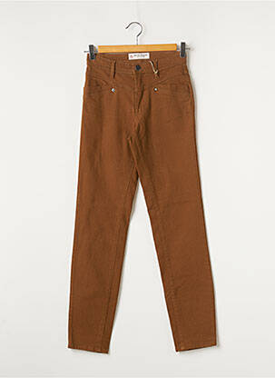Jeans coupe slim marron MAT DE MISAINE femme