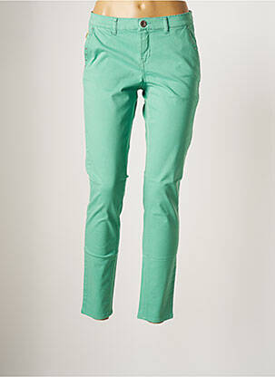 Pantalon slim stretch taille normale vert LOLA ESPELETA femme