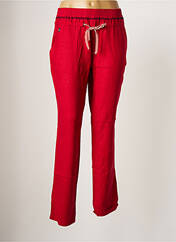 Pantalon chino rouge LE PETIT BAIGNEUR pour femme seconde vue
