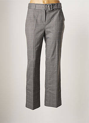 Pantalon droit gris JULIE GUERLANDE pour femme