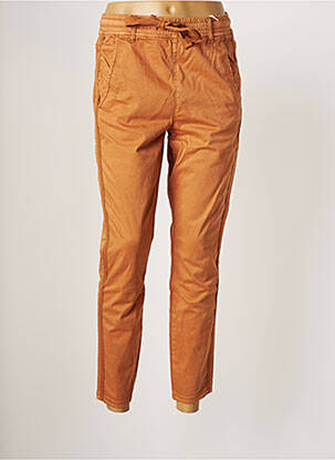 Pantalon 7/8 stretch taille normale orange CREAM femme