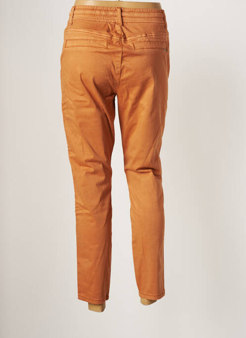 Pantalon 7/8 stretch taille normale orange CREAM femme