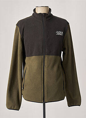 Polaire vert JACK & JONES pour homme