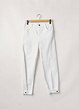 Pantalon 7/8 blanc BANDITAS FROM MARSEILLE pour femme