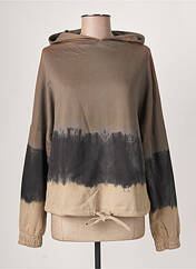 Sweat-shirt à capuche marron NÜ pour femme seconde vue