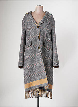 Manteau long gris GERRY WEBER pour femme