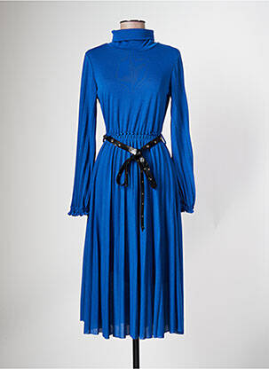 Robe longue bleu B.YU pour femme