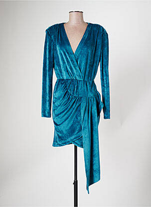 Robe mi-longue bleu RELISH pour femme