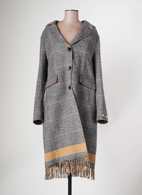 Manteau long gris GERRY WEBER pour femme