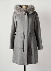 Manteau long gris BETTY BARCLAY pour femme seconde vue