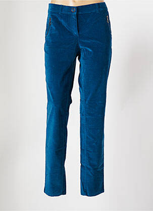 Pantalon droit bleu TAIFUN pour femme
