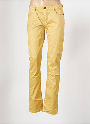 Pantalon slim jaune CHIPIE pour femme