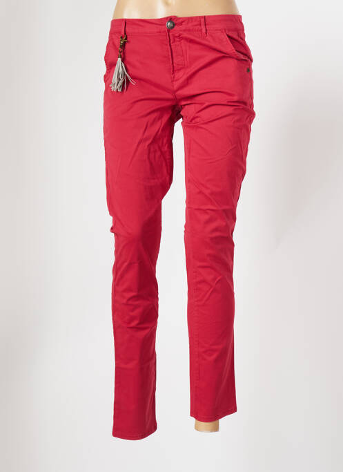 Pantalon chino rouge CHIPIE pour femme