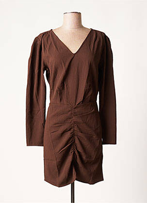 Robe courte marron JDY pour femme